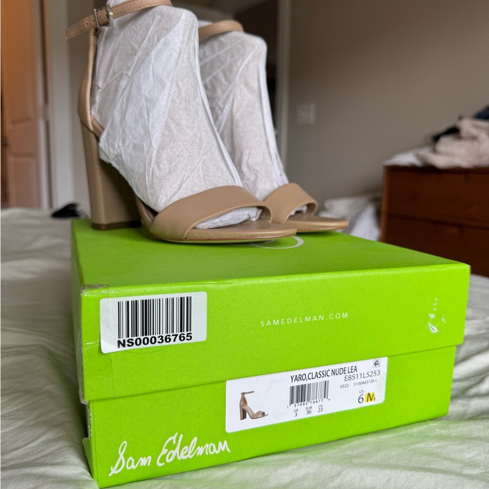 Sam Edelman Women's Yaro Classic Nude Heels